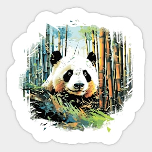 Giant Panda Animal World Wildlife Beauty Discovery Sticker